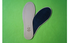 Wkładki  do butów skórzane (skóra lita) z węglem aktywnym, op.5 par